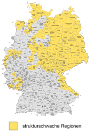 strukturschwache regionen